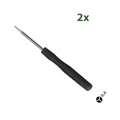 Produktbild von 2x0.6Y Schraubenzieher Tri Point Triwing Schraubendreher iPhone 7 8 Plus X 11 12 13 14 Mini Pro Neu