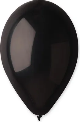 Immagine prodotto di Palloncini neri pastello, G90, 25 cm, 10 pz.