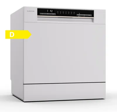 Produktbild von Klarstein Mini-Geschirrspüler für 8 Gedecke, Leiser Geschirrspüler Klein mit 7 Spülprogrammen, Kleiner Tisch-Geschirrspüler für Zuhause, Büro & Camping, Geschirrspüler Mini mit Wasseranschluss