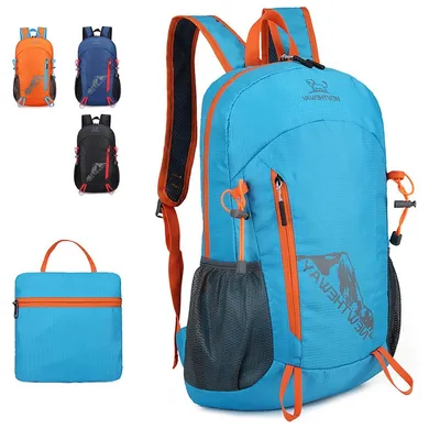 Produktbild von Wanderrucksack Rucksack Tagesrucksack - 20 Liter - Leicht - Faltbar - Wasserdicht - Zum Wandern
