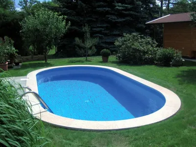 Immagine prodotto di Piscina ovale TAHITI STARTER SET 490 x 300 x 120 cm | liner interno 0,8 mm blu | corrimano EASY CHANGE blu