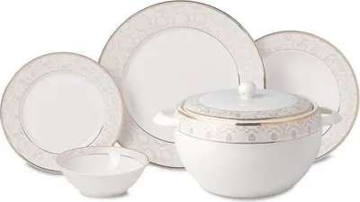 Produktbild von Korkmaz Perla Collection 60-teiliges Tafelservice A8366