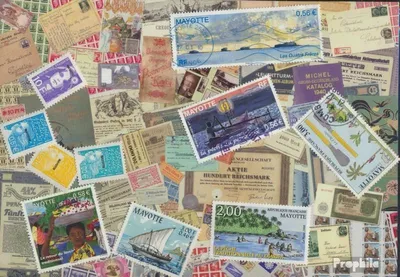 Produktbild von Briefmarken Mayotte 10 verschiedene Marken