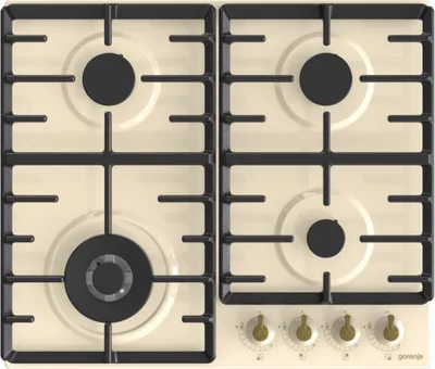 Obrázok produktu pre Gorenje GW642CLI, Béžová, Vstavaný, 60 cm, Plynový, Liatina, 4 zone(s)