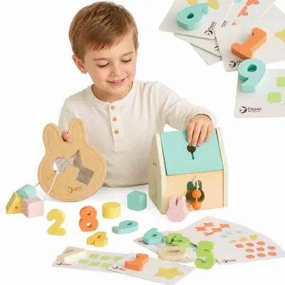 Produktbild von Classic World Pastel Baby Set Box Erstes Lernspielzeug 25tlg.