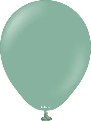 Produktbild von Retro Sage Latexballons, grün, 13 cm, 100 Stk.