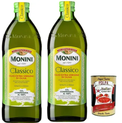 Produktbild von Monini Italian Gourmet Olio Extra Vergine di Oliva Natives Olivenöl 2 x 1L