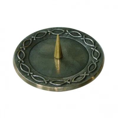 Produktbild von Kerzenständer Fische 12 cm Bronze