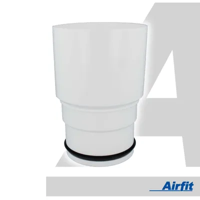 Produktbild von Airfit Trichtersiphon DN 50 - 110 auch Spitzende -DN 125 - KS-weiß - 50125TS