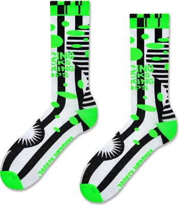 Immagine prodotto di ZOOKSY - Calzini colorati con motivi accattivanti - EQUALITY I Taglie: 41-46 I Calzini con motivi fluorescenti per donna e uomo I Calzini stravaganti I Calzini divertenti