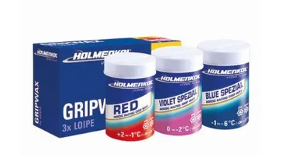 Obrázok produktu pre Holmenkol 3 x Loipe Grip 45g Stúpací vosk