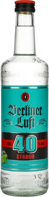 Produktbild von Berliner Luft Strong Pfefferminzlikör, 0,7l, alc. 40 Vol.-%