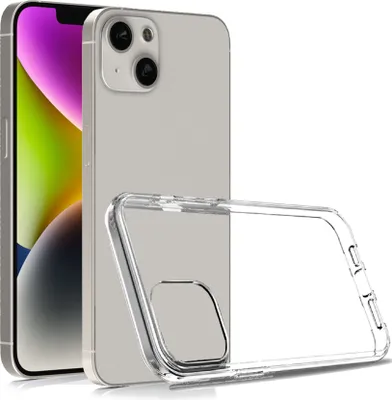 Produktbild von Handyhülle für iPhone 14 Stoßfest passgenau Transparent Schutz Hülle aus Silikon/TPU
