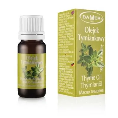 Zdjęcie produktu dla BAMER | Naturalny Olejek Eteryczny Tymiankowy 7 ml – Aromaterapia, Zapach do Świec i Sauny – Idealny na Katar i Kaszel