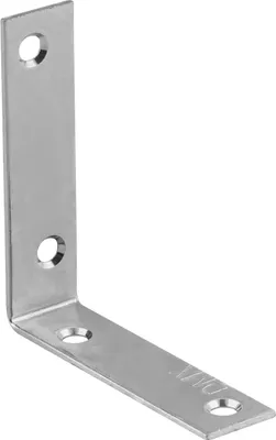 Produktbild von Stuhlwinkel Verzinkt 60 x 60 x 15 mm - Schachtel 50 Stück