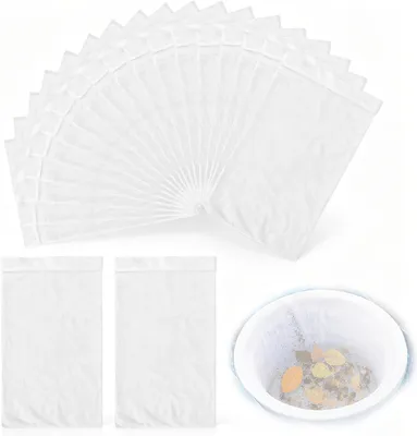Produktbild von Schwimmbadskimmer Filtersocken, wiederverwendbar, 20 Stück, feine Filterung, für Schwimmbäder