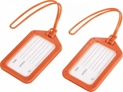 Produktbild von Hama Kofferanhänger, 2er-Set Orange