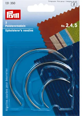 Zdjęcie produktu dla Igły obróbione, zakrzywione, ST 2,4,5, srebrne