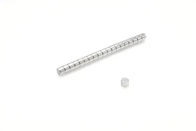 Produktbild von Neodym Magnete 4 x 3 mm 10 Stück  mm N38, Extrem stark, Magnettafeln, Kühlschränke, Whiteboards, DIY