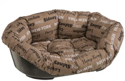 Produktbild von hunde- und Katzenkorb mit Kissen 64 cm beige