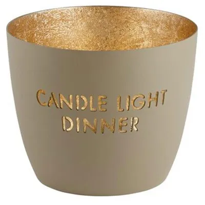 Produktbild von Gift Company Windlicht Madras Candle Light Dinner Sandstone