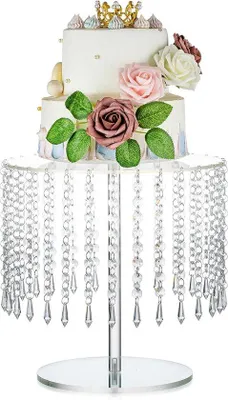 Produktbild von Acryl Taartstandaart 31 cm Transparant Ronde Desserttaart für Hochzeit und Geburtstag