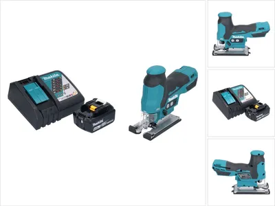 Zdjęcie produktu dla Akumulatorowa wyrzynarka wahadłowa Makita DJV 185 RG1 18 V bezszczotkowa + 1x akumulator 6,0 Ah + ładowarka