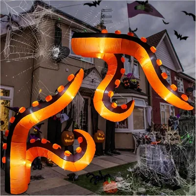 Aufblasbare Oktopus-Tentakel 2,1 m Halloween-Deko