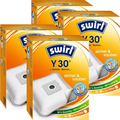 Produktbild von 4 x Swirl Y 30 MP Plus AirSpace Staubsaugerbeutel Staubbeutel Microvlies