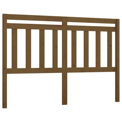 Produktbild von vidaXL Kopfteil Honigbraun 126x4x100 cm Massivholz Kiefer