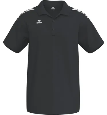 Produktbild von Erima Cmpt Wings Poloshirt Schwarz/Weiß - 5XL