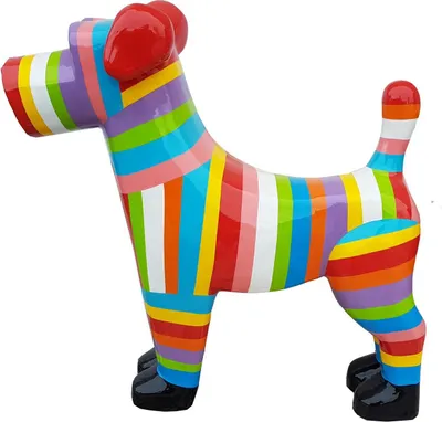 Obrázek produktu pro Designová figurka Socha Moderní figurky Dekorace Pes Zahradní sochy Sochy