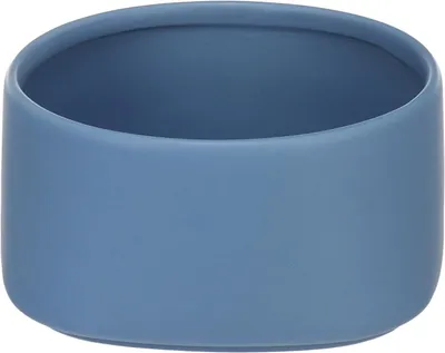 Immagine prodotto di Ciotola per mangiare e bere con fenicottero Zara rotonda blu per cani