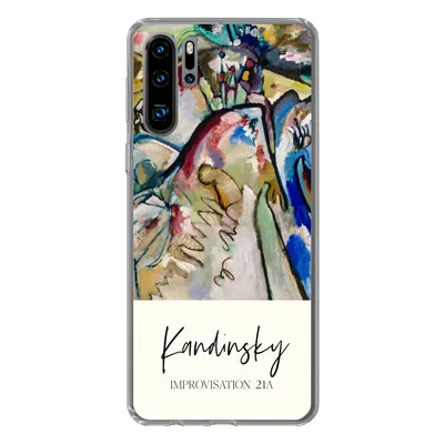 Produktbild von MuchoWow® Handyhülle Schutzhülle Hülle für Huawei P30 Pro Improvisation 21A - Kandinsky - Alte Meister Silikon Softcase Handy Hülle - Schutzdeckel