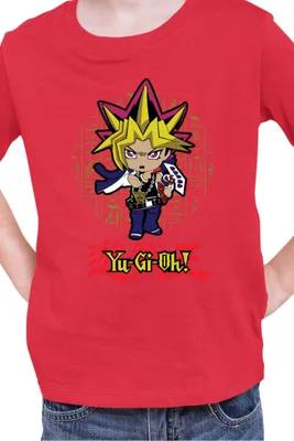 Obrázek produktu pro Dětské Triko Japan Manga Anime Comics Yu Gi 023, / Červené