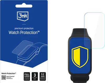 Obrázek produktu pro Skleněný ochranný štít na displej chytrých hodinek 3mk Ochrana hodinek FlexibleGlass pro Xiaomi Smart Band 9 Active