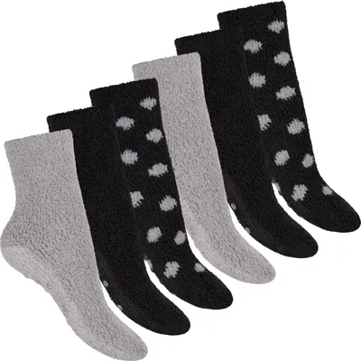 Produktbild von Footstar Damen & Herren Plüsch Stoppersocken mit ABS (6 Paar)  - Classic Mix 39-42