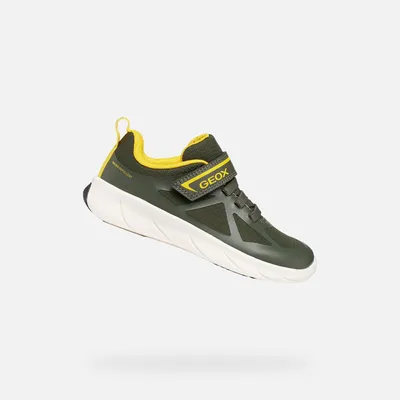 Produktbild von Geox Dunkelgrüne Jungen-Sneaker von Foot-run  35
