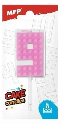 Produktbild von Kerze mit der Zahl 9, rosa – MFP
