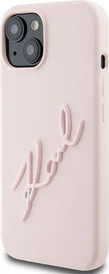 Immagine prodotto di Karl Lagerfeld Klhcp15Ssksbmcp Iphone 15 / 14 / 13 6.1 Różowy/Pink Hardcase Silicone Karl Script
