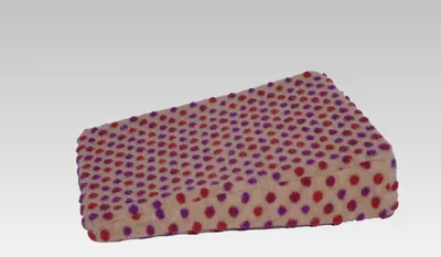Produktbild von Keilkissen Aufstehhilfe Wolle Noppen 40 cm x 40 cm x 10/6 cm