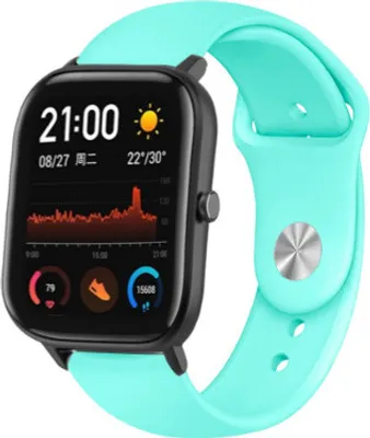 Produktbild von Strap-it Xiaomi Amazfit GTS Sportarmband (Aqua)
