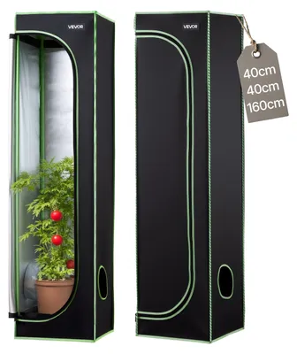 Zdjęcie produktu dla Profesjonalny Namiot Do Uprawy Vevor 40X40X160 Cm Mylar 600D Z Taczką