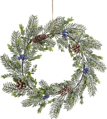 Produktbild von House of Seasons Weihnachtskranz - Ø42 cm - Grün