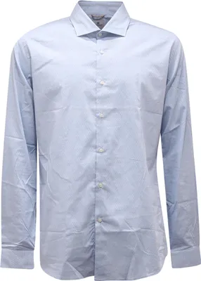 Produktbild von 9591AQ camicia uomo PORTOFIORI SLIM man shirt light blue