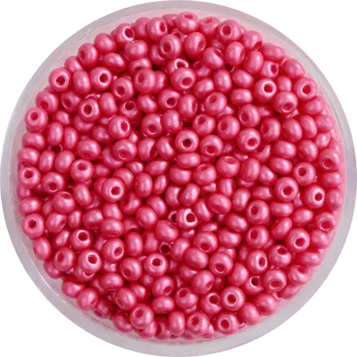 Produktbild von PermaLux Rocailles, 2,6 mm, 17 g, Dunkelrosa