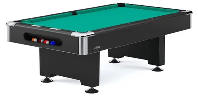Produktbild von Automaten Hoffmann Billardtisch "Club Pro III", EuroSpeed, Grün, 7 ft (Spielfeld 198x99 cm)