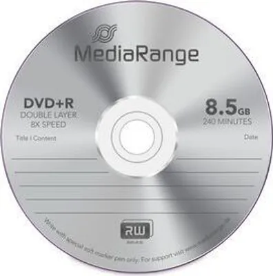 Produktbild von MediaRange DVD+R 8.5GB 100pcs 8x Double Layer