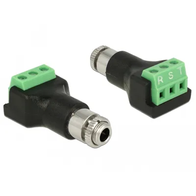 Produktbild von Terminalblock 3 Pin > 3,5mm Klinkenbuchse, Adapter