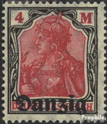 Produktbild von Briefmarken Danzig 1920 Mi 14 Gefälligkeitsentwertung gestempelt Germania-Aufdruck